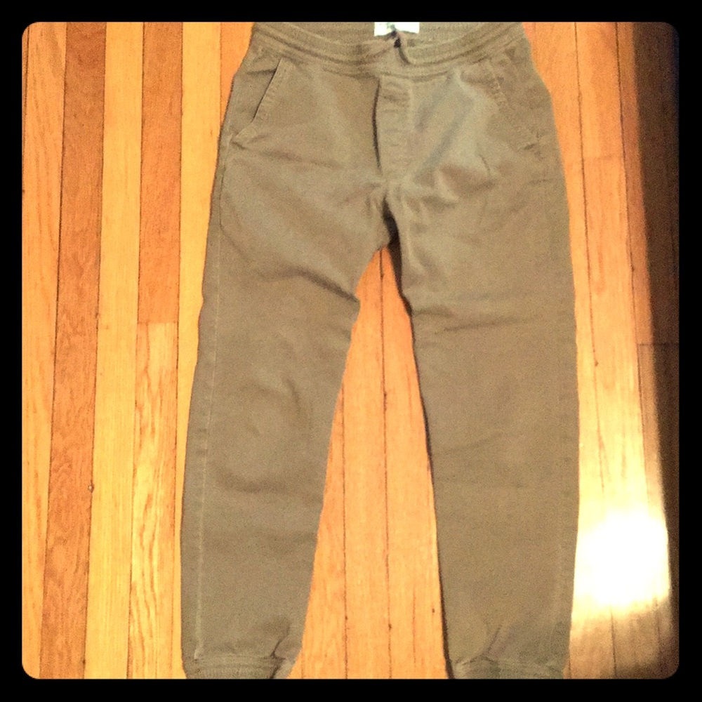 Khaki joggers